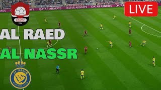 بث مباشر لمباراة الرائد والنصر في الدوري السعودي للمحترفين 24/25