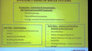 College Place | Program | 2012 Green Energy Summit:  David Garmen- The Water-Energy Nexus