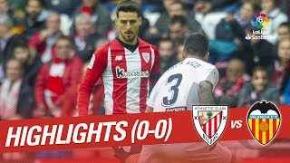 Resumen de Athletic Club vs Valencia CF (0-0)