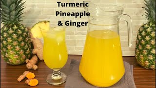 Turmeric, Pineapple and Ginger Juice Recipe | Immune Boosting Juice | Megshaw's Kitchen