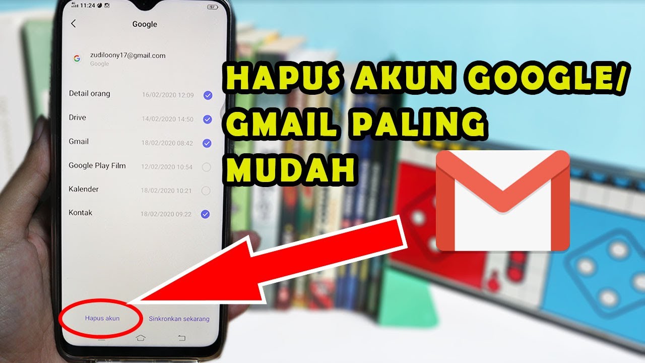 CARA MENGHAPUS AKUN GMAIL DI ANDROID - YouTube