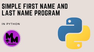 How to code a simple program which asks for your first name and last name in python