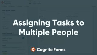 Assigning Tasks to Multiple People