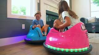 Kidzone DIY Race #00-99 6V Kids Toy Electric Ride On Bumper Car Vehicle Remote Control 360