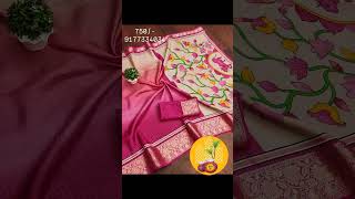 Sankranti special sarees..750/-..for order 91773 34034..#saree #shorts#viral#tag