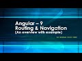 Angular - 9  Tutorial - Routing and Navigation | Routing tutorial | Learn routing in angular - 2020