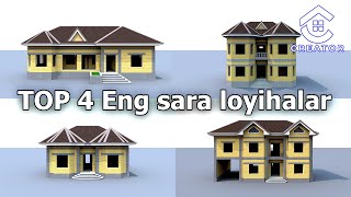 ✅ TOP 4 Eng sara o'zbekona loyihalar to'plami @CreatorUz #home #design