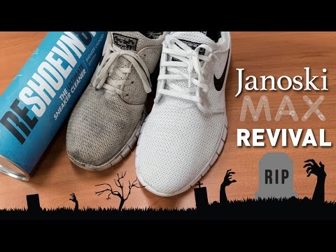 The best way to clean WHITE MESH!! Nike Janoski Max The best way to clean WHITE MESH!! Nike Janoski Max
