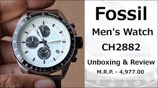 Fossil Men's Watch CH2882 I Unboxing \u0026 Review