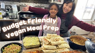Vegan Meal Prep | Budget Friendly Vegan Recipes - Feeding a Large Family of 7