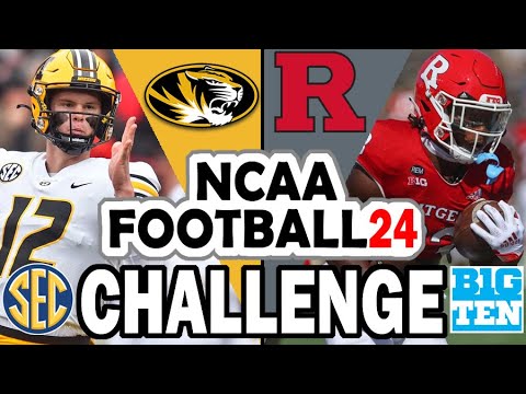 Missouri At Rutgers - SEC Vs Big Ten Challenge (NCAA 24) - YouTube