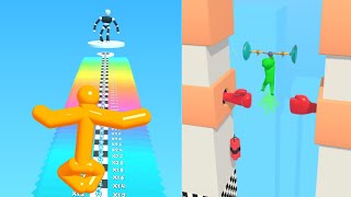 🅿Tall Man Run 🆚 Rope Man || E1|| All Level Walkthrough Game Play Android, Ios || Max Level