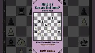 #matein2 Nr. 229 || Mihail Marin vs Kiril Georgiev, Warsaw zt-plof 1987 #chesspuzzleseries