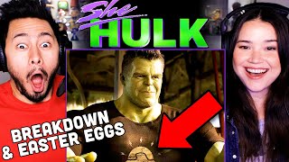 SHE-HULK TRAILER BREAKDOWN Reaction!  Easter Eggs & CGI Analysis | Bruce Banner & Jennifer Walters