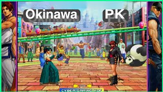 KOF 2002UM - Okinawa  Vs  PK | FT2 | 戦闘員の王 2002um