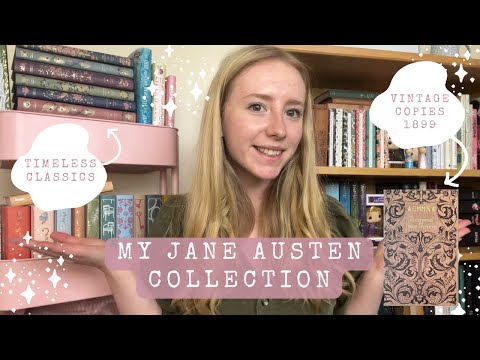 Sharing my Jane Austen collection *sets  bookshelf tour  Timeless classics  Vintage 1800s