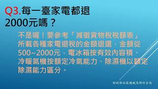 《竹go簡單 5分鐘完成節能電器退稅》購買節能家電申請退還減徵貨物稅 Q\u0026A篇 線上申請免讀卡機 財政部北區國稅局新竹分局製作