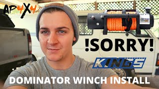 DOMIN8R X Winch Installation // Budget DIY Winch!