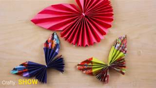 Easy Paper Butterfly Origami   Cute & Easy Butterfly DIY   Origami for Beginners