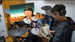 I Want It All -Queen- Guitar and drums Cover by Arnau Pi