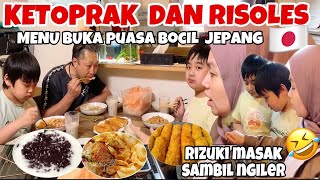 BIKIN KETPORAK DAN RISOLES REQUEST BUKA PUASA CHEF RIZUKI🤣NGAKAK NGILER  NYA RIZUKI SAAT PUASA😂