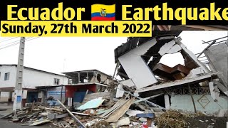 Ecuador earthquake | Ecuador earthquake today | Strong quake