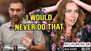 Liv Boeree Can't Believe This Behavior | Unreal Poker Hand Presented by BetRivers