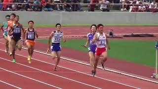 南関東高校陸上 男子4×400mR 決勝 2015年6月22日 ／ 成田高校 3:11.61