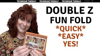 🤯EASY DOUBLE Z FUN FOLD - This will BLOW YOUR MIND!