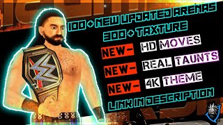 WR3D 2K22 New Latest Mod with new Moves Arena Taunks \u0026 more Link In Descriptio for Android