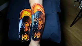 MORTAL KOMBAT TATTOO - REALISMO COLORIDO