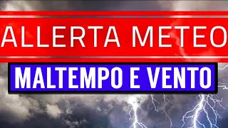 ALLERTA METEO OGGI: FORTI RAFFICHE DI VENTO E TEMPORALE NEL SUD ITALIA