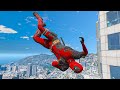 GTA5 Deadpool Mod Gameplay - GTA5 Deadpool Motorcycle Stunt (Euphoria Physics Showcase)