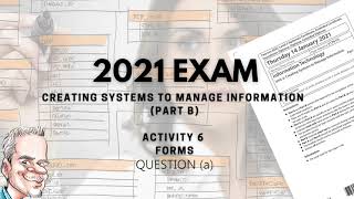 BTEC Level 3 Database 2021 Exam - Part B - FORMS - Walk through