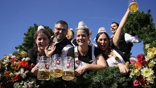 'Great German tradition': Thousands pour into Oktoberfest to celebrate the best of beer