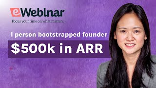 She's a 1 person bootstrapped founder with $500k in ARR, here's how she did it