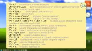 Засекреченные «горячие» клавиши Windows 7