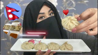 FINALLY I MADE MOMOS !! 😁😁😁 #alizehjamali #myvlog #nepal #dubai