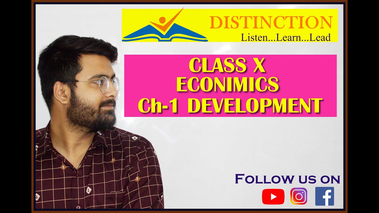 Class 10 CBSE Economics Chapter-1 Development | Social Studies | S.St ...