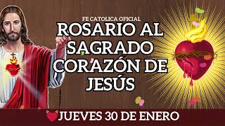 ✅💖ROSARIO AL SAGRADO CORAZÓN DE JESÚS INMACULADO CORAZÓN DE MARÍA JUEVES 30 DE ENERO DE 2025💝