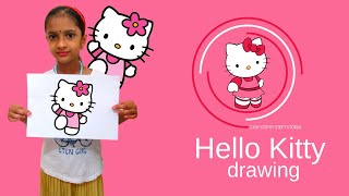 How To Draw Hello Kitty | Draw So Cute | Hello Kitty Drawing