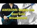 Awesome Geddy Lee Bass Solo Lesson - La Villa Strangiato