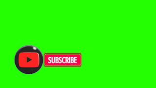 Green Screen Youtube Subscribe Button Animation [7]