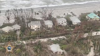Aerial video: Hurricane Ian leaves devastating aftermath in Lee County
