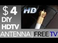 ✔ $4 DIY Best Antenna for HDTV 2018 ! FREE TV, NO CONTRACTS ! ✔ $4 DIY Best Antenna for HDTV 2018 ! FREE TV, NO CONTRACTS !