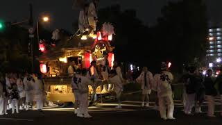 2019/10/13 第一回鶴見区だんじり祭り 鶴見緑地公園 退場⇒打ち別れ