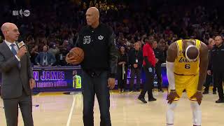 Adam Silver & Kareem Honor LeBron James Historic NBA Milestone #ScoringKing