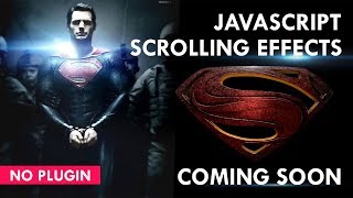 Simple Javascript Scrolling Effects - No Plugin