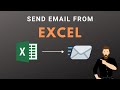 How to Send Emails from Excel with Single Formula | NO VBA Required
