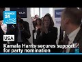 Kamala Harris secures enough support to become party nominee • FRANCE 24 English